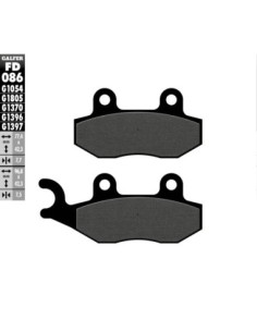 Pastillas GALFER FD086G1054 Semi Metal FD086G1054 | Motoauto