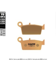 Pastillas GALFER FD093G1396 Sinter FD093G1396 | Motoauto