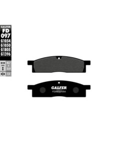 Pastillas GALFER FD097G1054 Semi Metal FD097G1054 | Motoauto