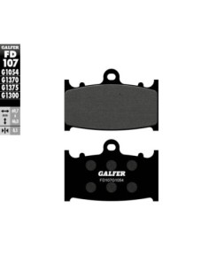 Pastillas GALFER FD107G1054 Semi Metal FD107G1054 | Motoauto