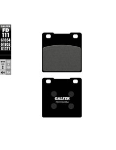 Pastillas GALFER FD111G1054 Semi Metal FD111G1054 | Motoauto