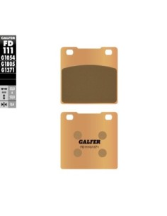 Pastillas GALFER FD111G1371 Sinter FD111G1371 | Motoauto