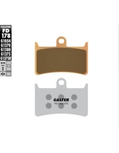 Pastillas GALFER FD178G1375 Sinter FD178G1375 | Motoauto