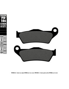 Pastillas GALFER FD186G1054 Semi Metal FD186G1054 | Motoauto