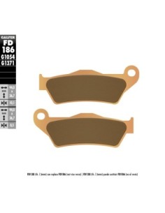 Pastillas GALFER FD186G1371 Sinter FD186G1371 | Motoauto