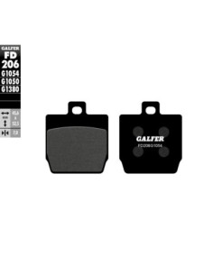 Pastillas GALFER FD206G1054 Semi Metal FD206G1054 | Motoauto