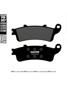 Pastillas GALFER FD207G1054 Semi Metal FD207G1054 | Motoauto