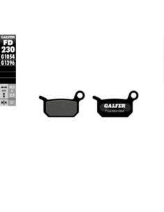 Pastillas GALFER FD230G1054 Semi Metal FD230G1054 | Motoauto