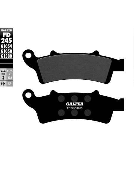 Pastillas GALFER FD245G1050 Scooter FD245G1050 | Motoauto