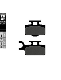 Pastillas GALFER FD254G1054 Semi Metal FD254G1054 | Motoauto