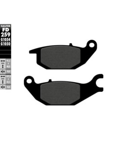 Pastillas GALFER FD259G1054 Semi Metal FD259G1054 | Motoauto