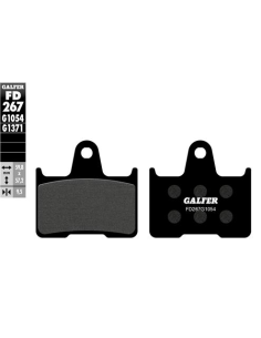 Pastillas GALFER FD267G1371 Sinter FD267G1371 | Motoauto