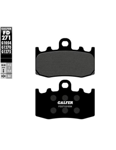 Pastillas GALFER FD271G1054 Semi Metal FD271G1054 | Motoauto