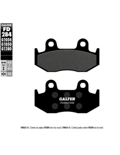 Pastillas GALFER FD284G1054 Semi Metal FD284G1054 | Motoauto