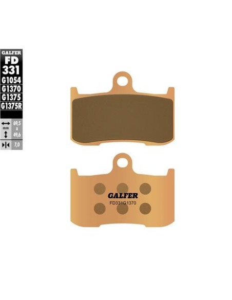 Pastillas GALFER FD331G1370 Sinter FD331G1370 | Motoauto