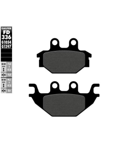 Pastillas GALFER FD336G1054 Semi Metal FD336G1054 | Motoauto