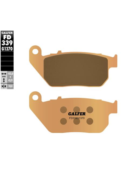 Pastillas GALFER FD339G1370 Sinter FD339G1370 | Motoauto