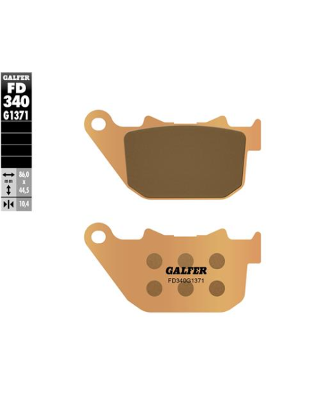 Pastillas GALFER FD340G1371 Sinter FD340G1371 | Motoauto