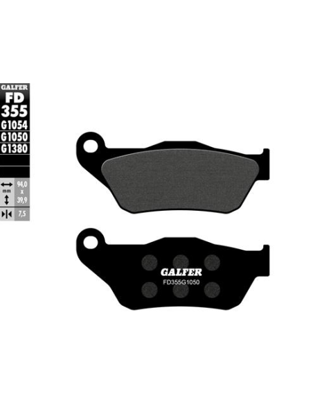 Pastillas GALFER FD355G1054 Semi Metal FD355G1054 | Motoauto