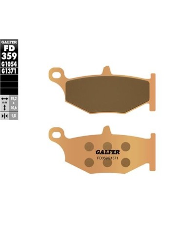 Pastillas GALFER FD359G1371 Sinter FD359G1371 | Motoauto