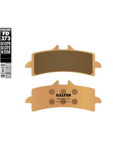 Pastillas GALFER FD373G1370 Sinter FD373G1370 | Motoauto