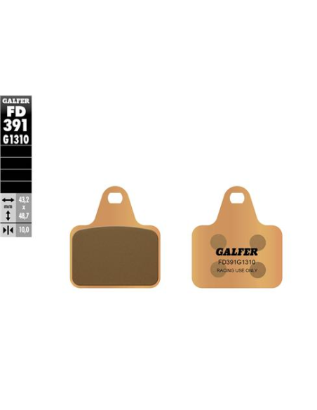 Pastillas GALFER FD391G1310 Sinter FD391G1310 | Motoauto
