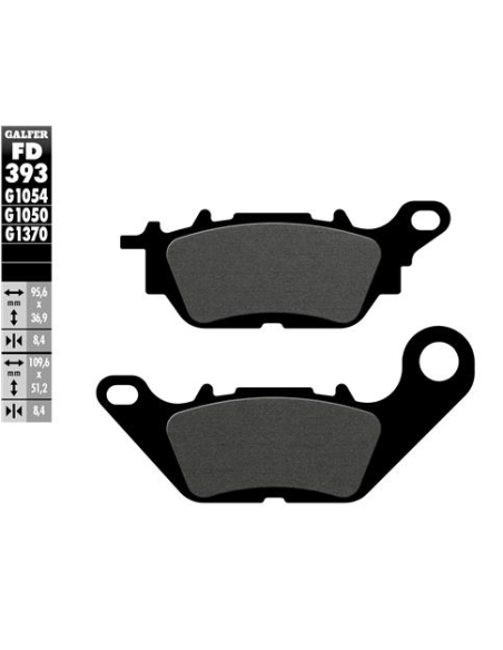Pastillas GALFER FD393G1050 Scooter FD393G1050 | Motoauto