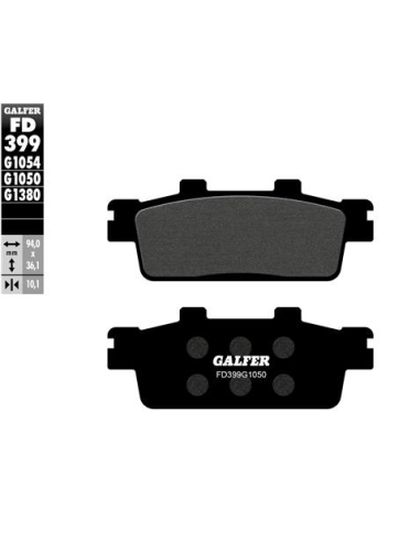 Pastillas GALFER FD399G1380 Scooter FD399G1380 | Motoauto