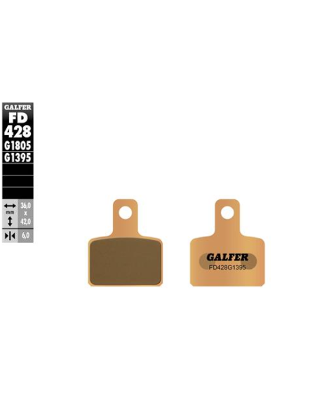 Pastillas GALFER FD428G1805 Trial Top FD428G1805 | Motoauto