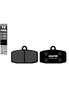 Pastillas GALFER FD446G1054 Semi Metal FD446G1054 | Motoauto