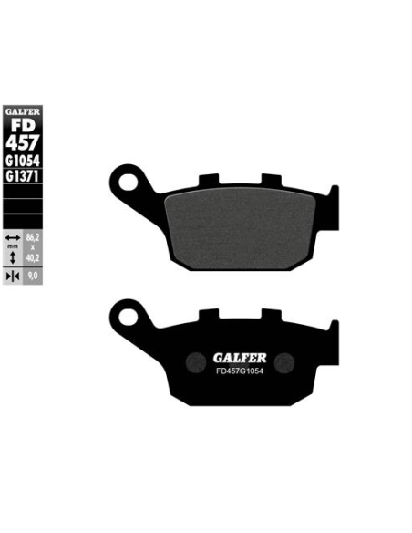Pastillas GALFER FD457G1054 Semi Metal FD457G1054 | Motoauto