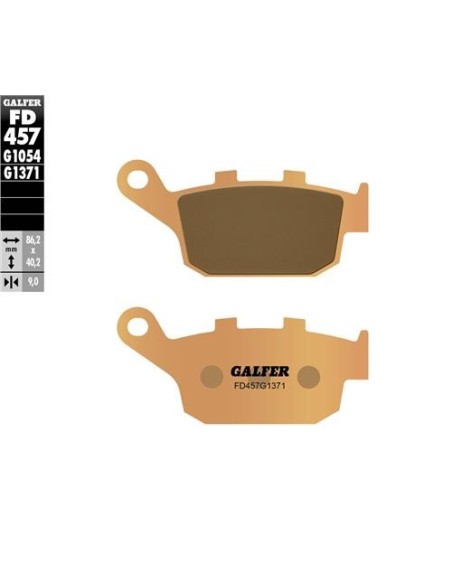 Pastillas GALFER FD457G1371 Sinter FD457G1371 | Motoauto