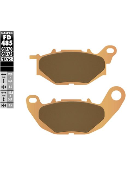 Pastillas GALFER FD485G1370 Sinter FD485G1370 | Motoauto