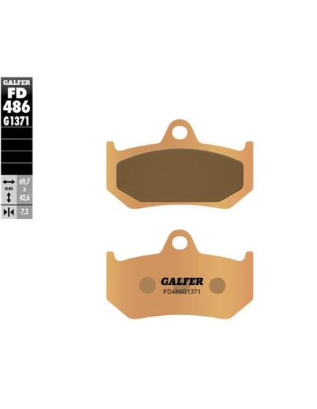 Pastillas GALFER FD486G1371 Sinter FD486G1371 | Motoauto