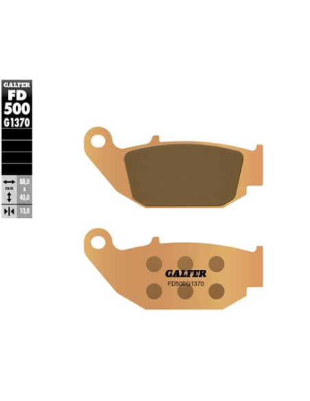Pastillas GALFER FD500G1370 Sinter FD500G1370 | Motoauto