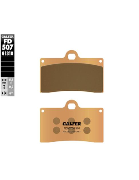 Pastillas GALFER FD507G1310 Sinter FD507G1310 | Motoauto