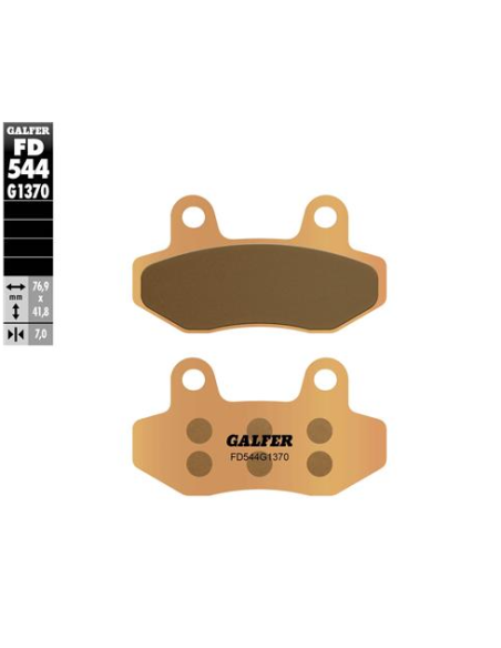 Pastillas GALFER FD544G1370 Sinter FD544G1370 | Motoauto