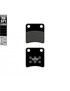 SEMI METAL BRAKE PADS FD571G1054 | Motoauto