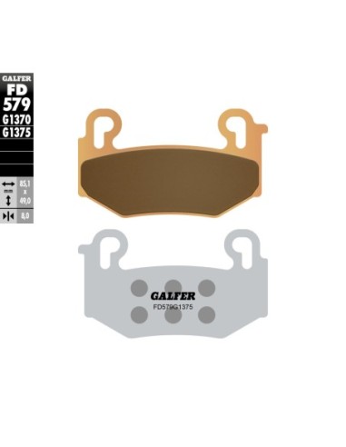 SINTER SPORT BRAKE PADS FD579G1375 | Motoauto