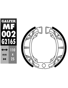 MORDAZA FRENO GZ 002-HONDAPEUGEOT MF002G2165 | Motoauto