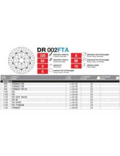 Discos De Freno Delantero Flotante DR002FTA | Motoauto