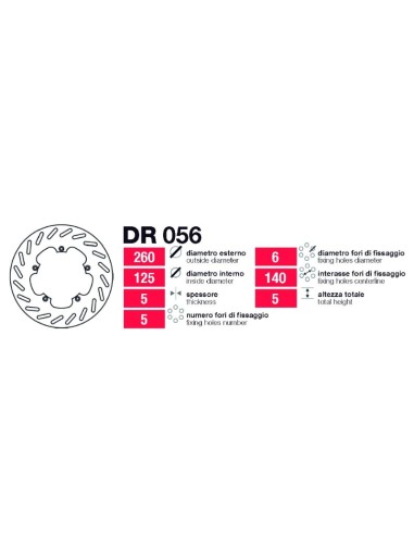 Disco Grimeca Delt Piaggio X8-X9 - DR056 DR056 | Motoauto