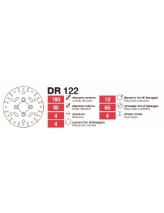 Discos De Freno Delt Yamaha Bw-Spy - DR122 DR122 | Motoauto