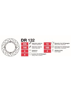 Discos De Freno Delt Honda Transalp 08 DR132 | Motoauto