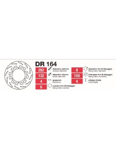 Discos De Freno Delt Yamaha Tenere-Virago DR164 | Motoauto
