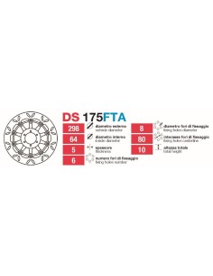 Discos De Freno Delantero Yamaha DS175FTA | Motoauto
