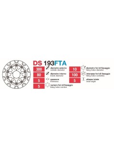Discos De Freno Delt Kawa Zx6-Er6-Z750 DS193FTA | Motoauto