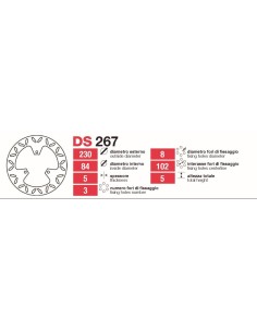 Discos De Freno Tras Yamaha Majesty - DS267 DS267 | Motoauto