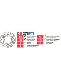 Discos De Freno Delt Kawa Kx-Kfx DS278FTI | Motoauto