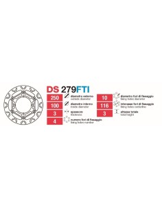 Discos De Freno Delt Kawa Kx- Suzuki DS279FTI | Motoauto
